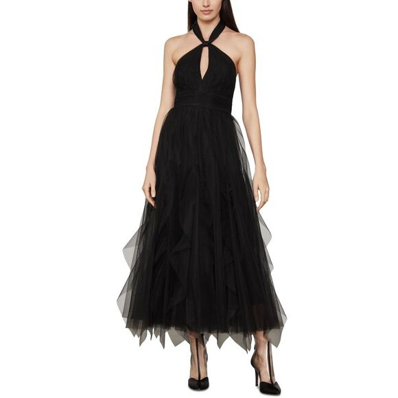 Bcbgmaxazria Tulle Halter Neck Dress - Picture 1 of 1